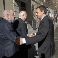 Diego Carcerdo y José Luis Rodríguez Zapatero