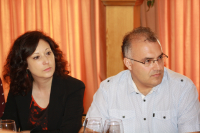 Rosa Meneses y Alvaro Zamarreño