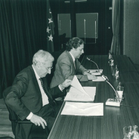Paolo Cecchini y Miguel Ángel Aguilar