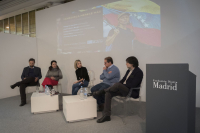 De izq. a dcha.: César Batiz, Milagros Socorro, Karina Sainz Borgo, Ricardo Cayuela y Domenico Chiappe