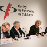 Xavier Vidal-Folch, Santos Juliá, Josep María Fradera y Miguel Ángel Aguilar