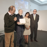 José Luis Fajardo presenta la exposición junto a Diego Carcedo, Ángeles Bazán y José Vicente de Juan