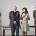 Ángeles Bazán presenta la exposición junto a José Luis Fajardo, Diego Carcedo y Ángeles Bazán