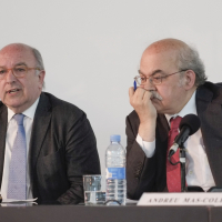 Joaquín Almunia y Andreu Mas - Colell