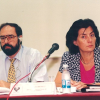 Felipe Sahagún y Agnes Koroncz