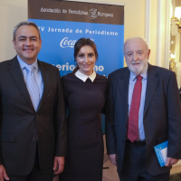 Jorge Garduño, Leticia Iglesias y Diego Carcedo