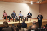 Plano de la sala de la Fundación Carlos de Amberes durante la Jornada