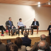 Plano de la sala de la Fundación Carlos de Amberes durante la Jornada