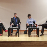 Montserrat Domínguez, Joaquín Arango, Marina Subirats y Carles Castro