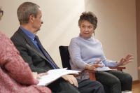 Joaquín Arango y Marina Subirats