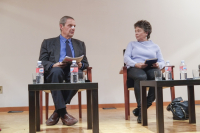 Joaquín Arango y Marina Subirats