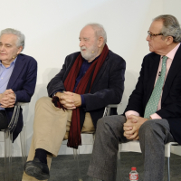 Bernardo Díaz Nosty, Diego Carcedo y José Vicente de Juan