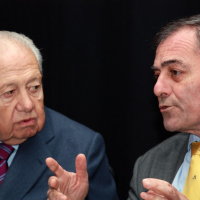 Mario Soares y Alberto Navarro