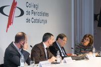 Enric Hernandez, Santi Vila, Francesc de Carreras y Montserrat Domínguez