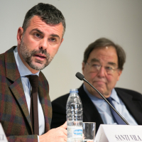 Enric Hernandez, Santi Vila, Francesc de Carreras y Montserrat Domínguez