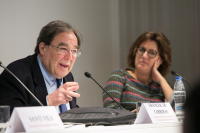Francesc de Carreras durante una de sus intervenciones
