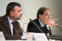 Santi Vila y Francesc de Carreras
