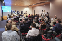 Plano general de la sala donde se organiza la Jornada