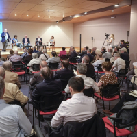 Plano general de la sala donde se organiza la Jornada