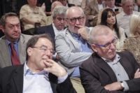 Francesc de Carreras y José María Noguerol entre el público