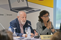 Diego Carcedo y Carmen Calvo