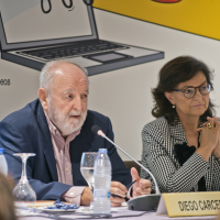 Diego Carcedo y Carmen Calvo