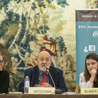 Gemma Robles, José Félix Tezanos y Blanca Pou