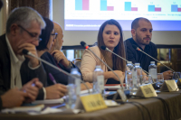 Um momento de la segunda sesión: "Desafección y juventud".
