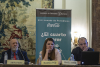 José Félix Tezanos, Blanca Pou y Manuel Ramos
