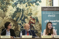 Blanca Pou responde una de las preguntas formuladas por el público