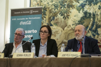Daniel Anido, Gemma Robles y José Félix Tezanos