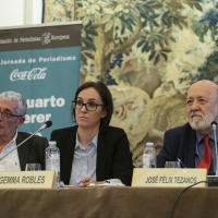 Daniel Anido, Gemma Robles y José Félix Tezanos