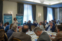La Ministra de Hacienda, María Jesús Montero, en la clausura de la Jornada
