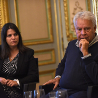 Elaine Díaz y Felipe González,