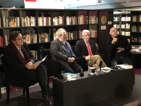 Fernando Vallespín, Pacheco Pereira, Celso Almuiña y Martín Caparrós