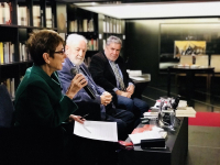 Pilar del Río, Diego Carcedo y Javier Rioyo