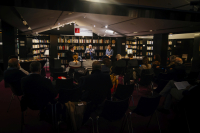 Fernando Berlín, Rui Tavares y Jenny Barchfield