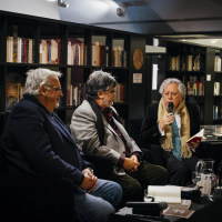 Luis Sepúlveda, Francisco José Veigas y Miguel Ángel Aguilar