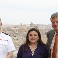 Ignacio Horcada, Pilar Requena y Pascal Boniface