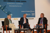 Miguel Ángel Aguilar, Alfonso Dastis y Xavier Vidal Folch