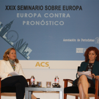 Nadia Calviño e Inmaculada Sánchez