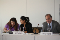 Pilar Requena, Mayte Carrasco y Santos Castro