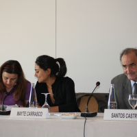 Pilar Requena, Mayte Carrasco y Santos Castro