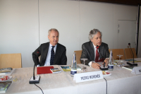 Pedro Morenés y Miguel Ángel Aguilar