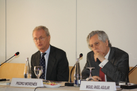 Pedro Morenés y Miguel Ángel Aguilar