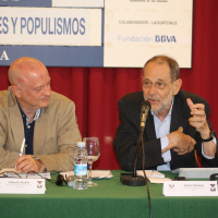 Alberto Rubio y Javier Solana