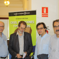 Gabriel Elorriaga, Andreu Missé, José María Ridao y Emilio Ontiveros