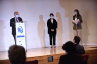 De izq. a dcha.: Francisco Fonseca, Arancha González Laya y María Andrés