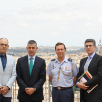 José Antonio Guardiola, Javier Candau, Carlos Medina y Francisco Luque