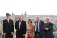 David Ramírez, Greg Austin, Georgina Higueras, Carlos Miranda y Suleyman Anil